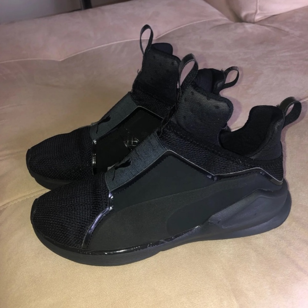Black High Top Puma Sneakers